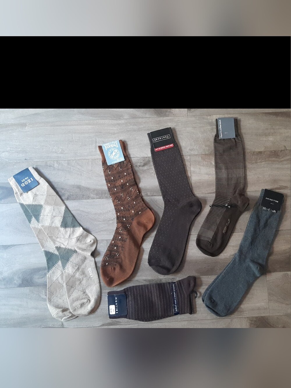 6 Lot of Men's Socks New with Tags 7-12